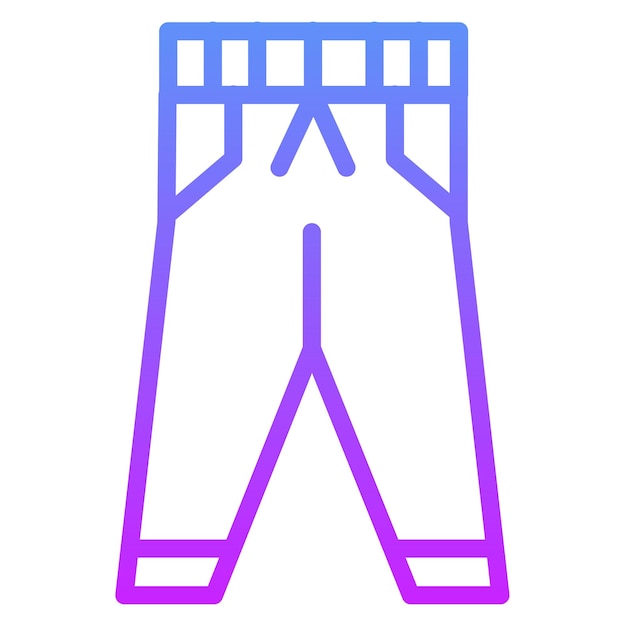 Iconos vectoriales de pantalones de negocios Ilustración del conjunto de iconos de negocios