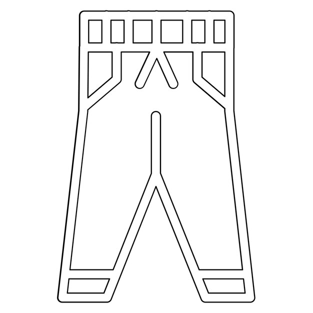Iconos vectoriales de pantalones de negocios Ilustración del conjunto de iconos de negocios
