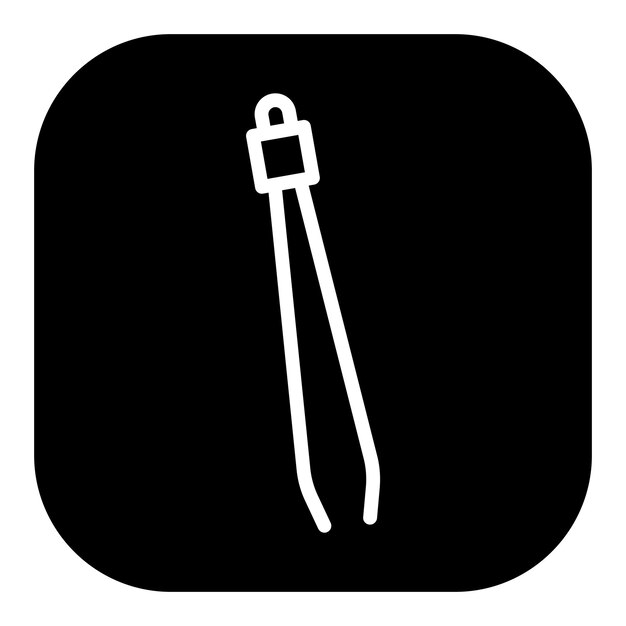 Iconos vectoriales de las pinzas