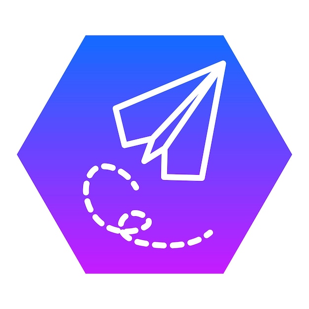 Iconos vectoriales del plano de papel