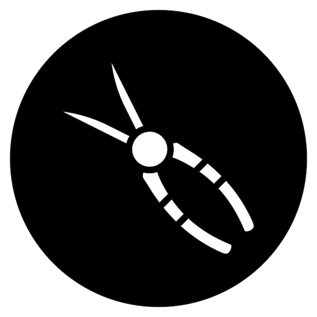 Iconos vectoriales de los podadores