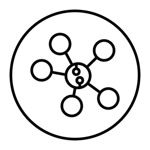 Iconos vectoriales de red
