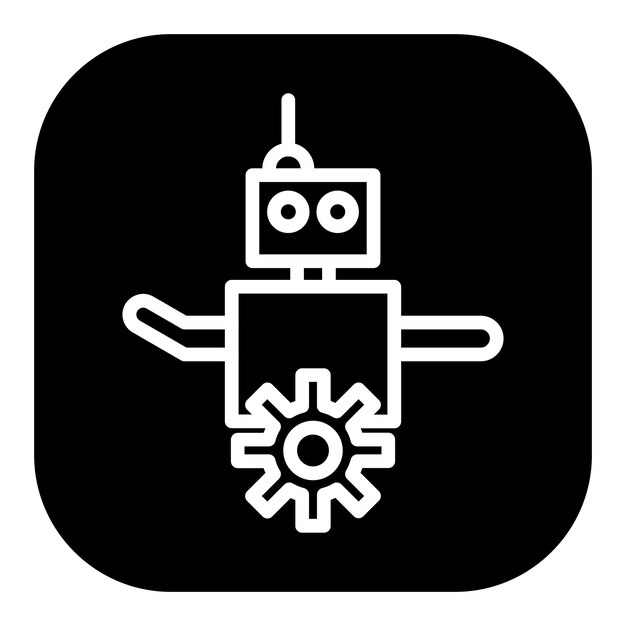Iconos vectoriales de robots