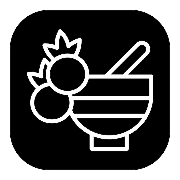 Iconos vectoriales de la salsa de arándano