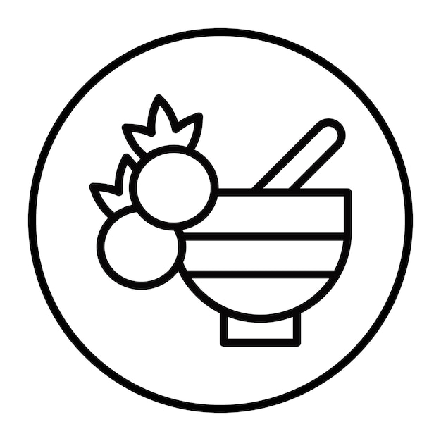 Iconos vectoriales de la salsa de arándano