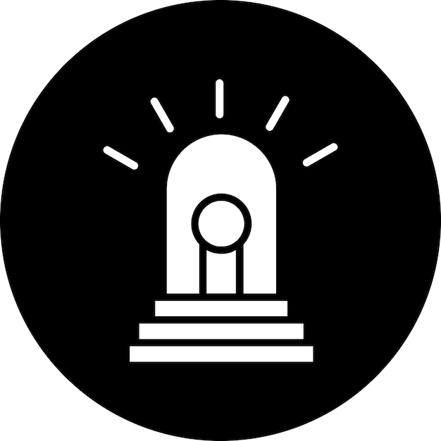 Iconos vectoriales de las sirenas