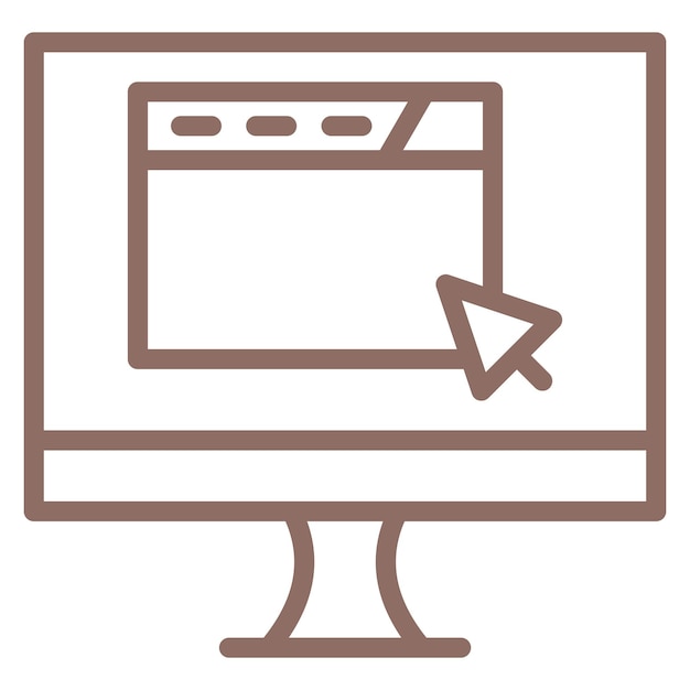 Iconos vectoriales de sitios web