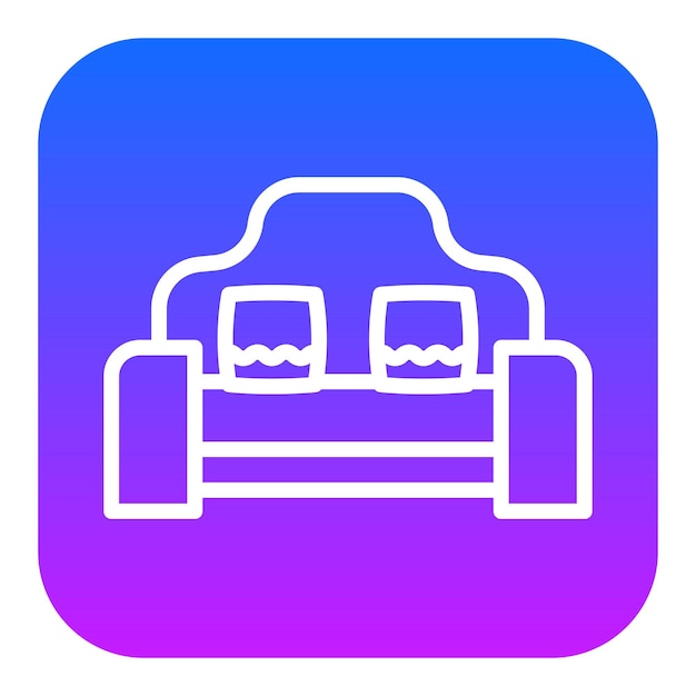 Iconos vectoriales del sofá