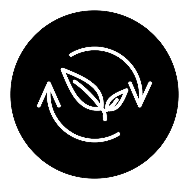 Iconos vectoriales sostenibles