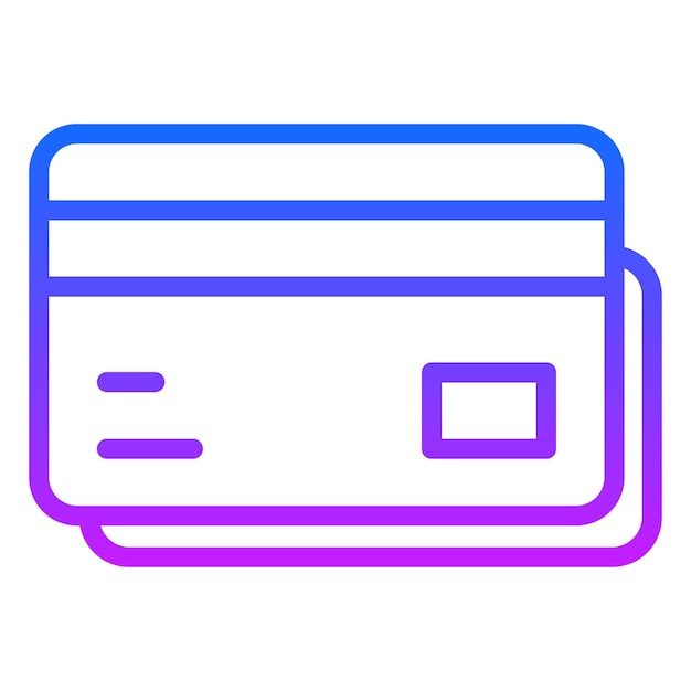 Iconos vectoriales de tarjetas de crédito