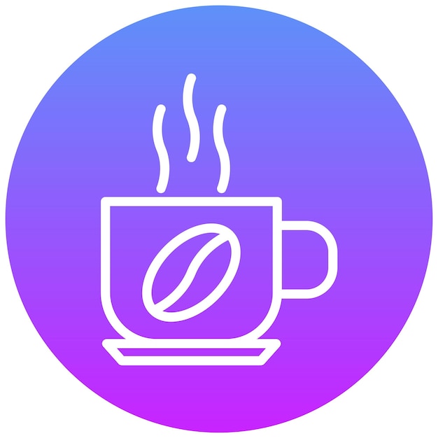 Iconos vectoriales de tazas de café Ilustración del conjunto de iconos de fiestas y celebraciones