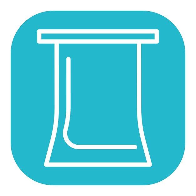 Iconos vectoriales del telón de fondo de la cámara