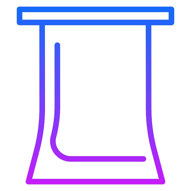 Iconos vectoriales del telón de fondo de la cámara