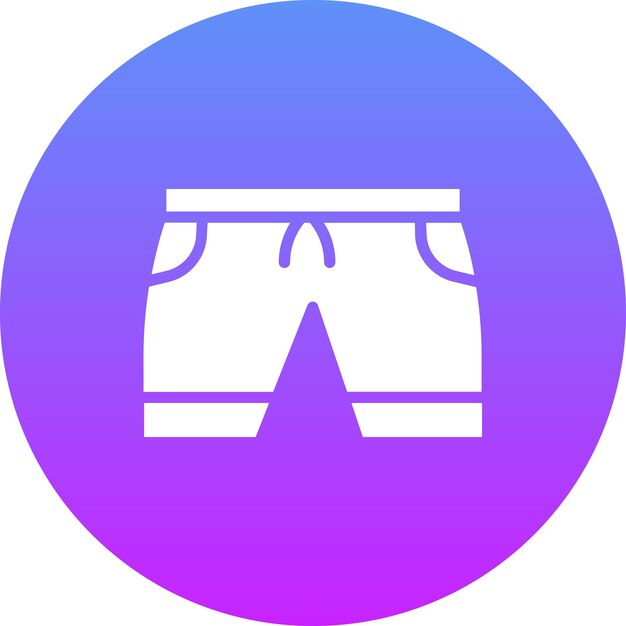 Iconos vectoriales de trajes de baño para hombres Ilustración del conjunto de iconos de verano
