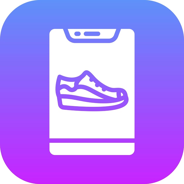 Iconos vectoriales de zapatos de ejercicio Ilustración del conjunto de iconos de la aplicación de entrenamiento