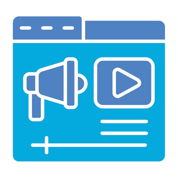 Iconos de video mercadotecnia