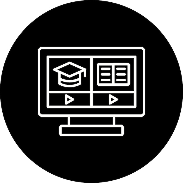 Iconos de video tutoriales