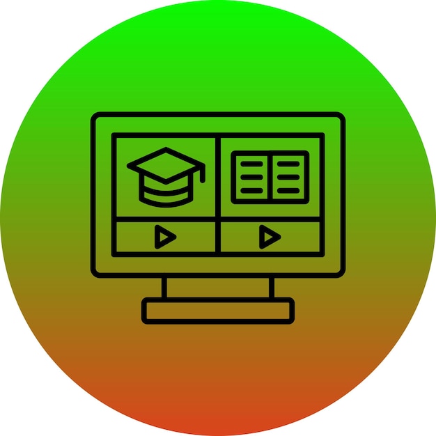 Iconos de video tutoriales