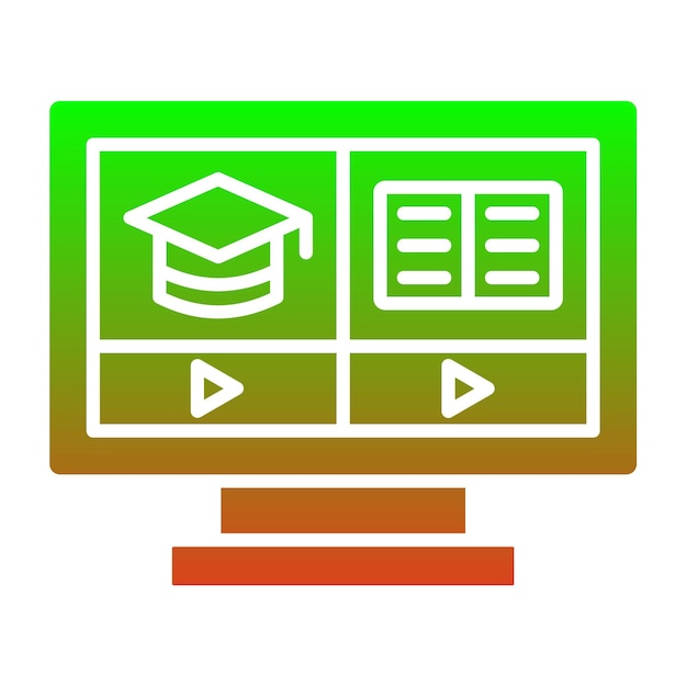 Iconos de video tutoriales