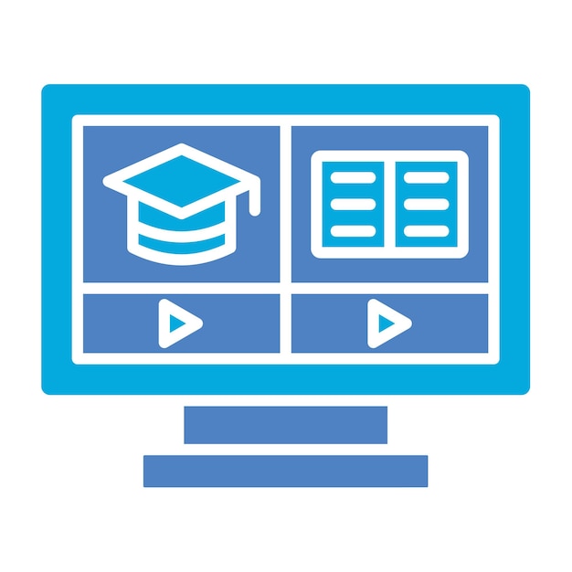 Iconos de video tutoriales