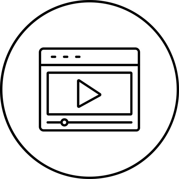 Iconos de vídeo