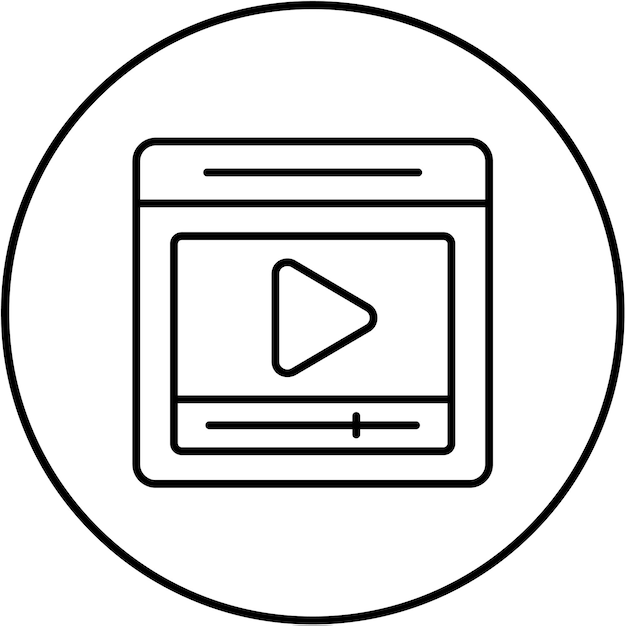 Iconos de vídeo