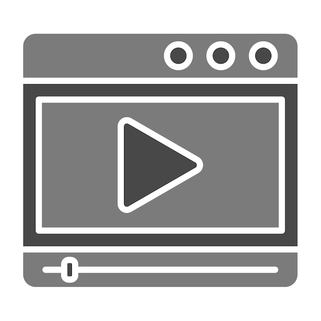 Iconos de vídeo