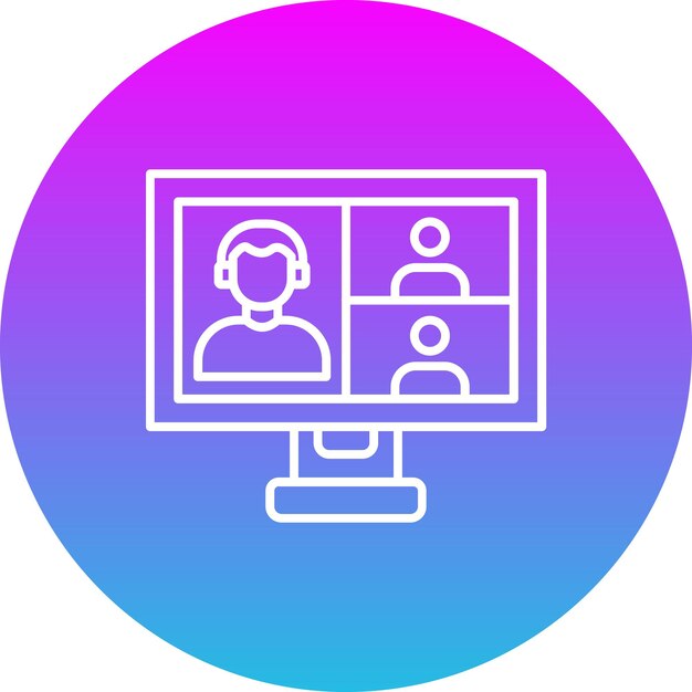 Iconos de las videoconferencias
