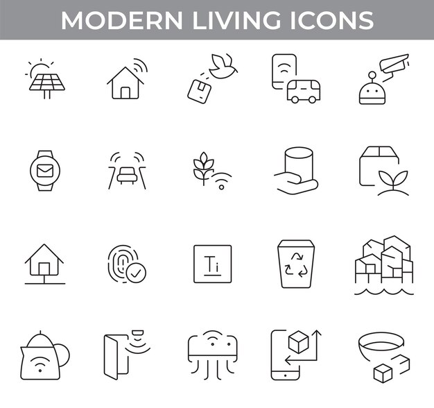 Iconos vivos modernos