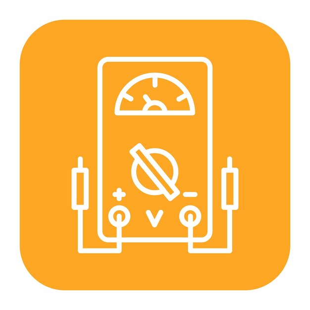 Iconos de el voltímetro