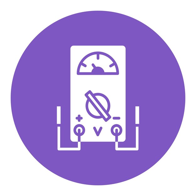 Iconos de el voltímetro