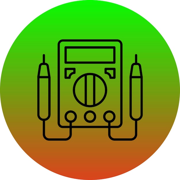Iconos de el voltímetro