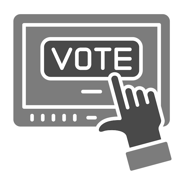 Iconos de votación en línea