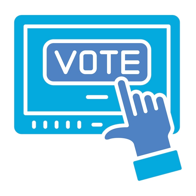 Iconos de votación en línea
