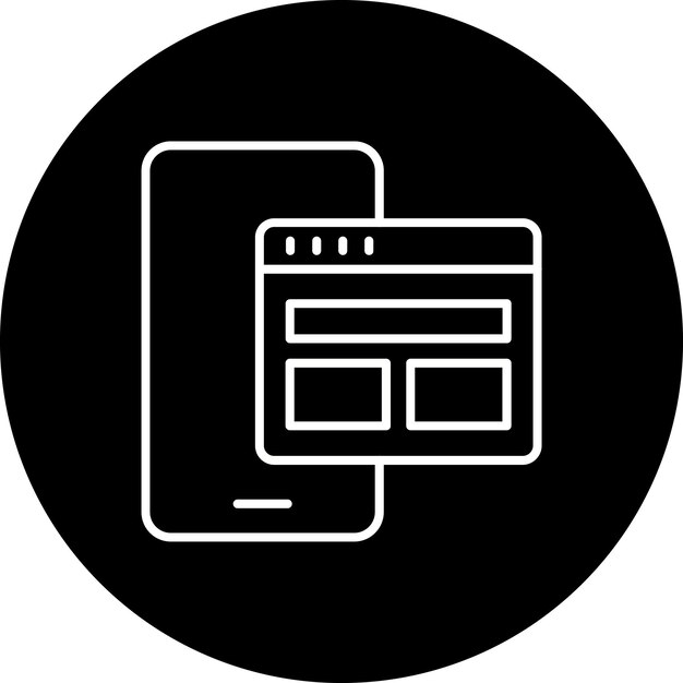 Iconos de la web móvil