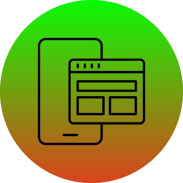 Iconos de la web móvil