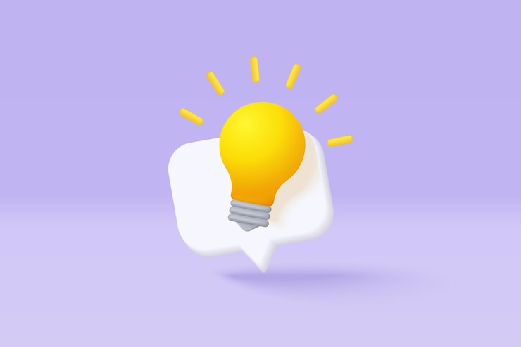Vector idea 3d hacer moneda de dinero sobre fondo pastel concepto aislado de negocio en crecimiento renderizado de vector de bombilla 3d para financiar inversión bombilla como idea hacer ganar con concepto de ilustración