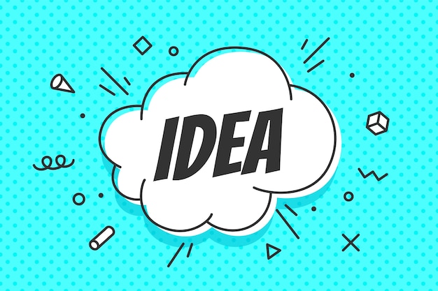 Idea, bocadillo.
