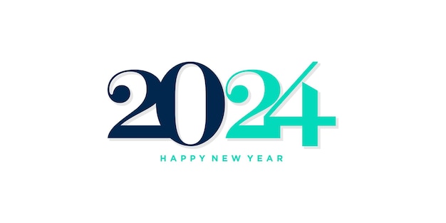 Idea de diseño de logotipo 2024 con concepto creativo moderno