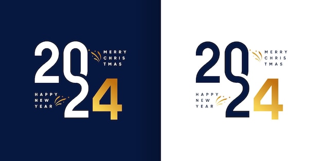 Idea de diseño de logotipo 2024 con concepto de estilo moderno creativo
