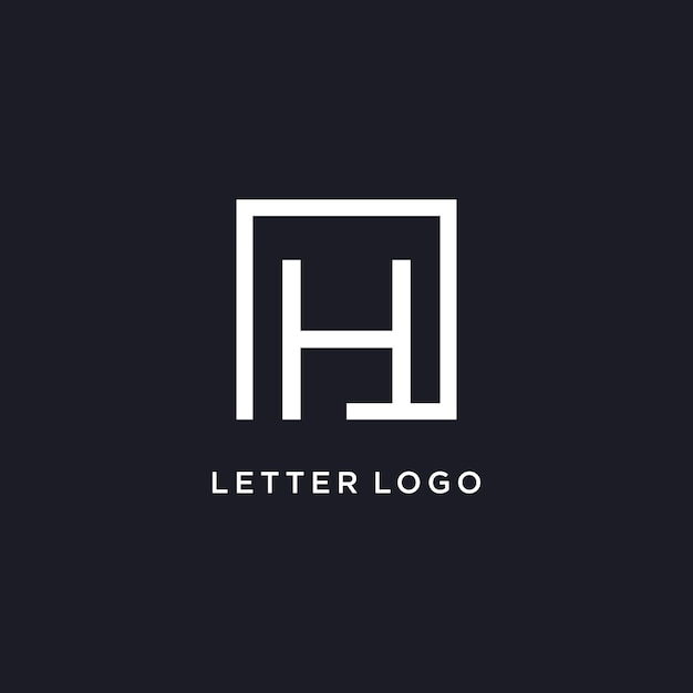 Idea de diseño de logotipo de carta con estilo creativo