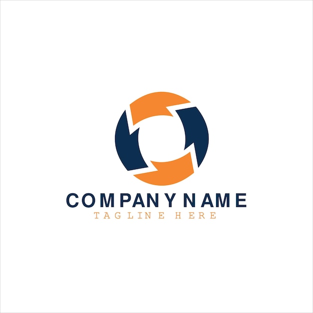 Idea de diseño de logotipo financiero moderno