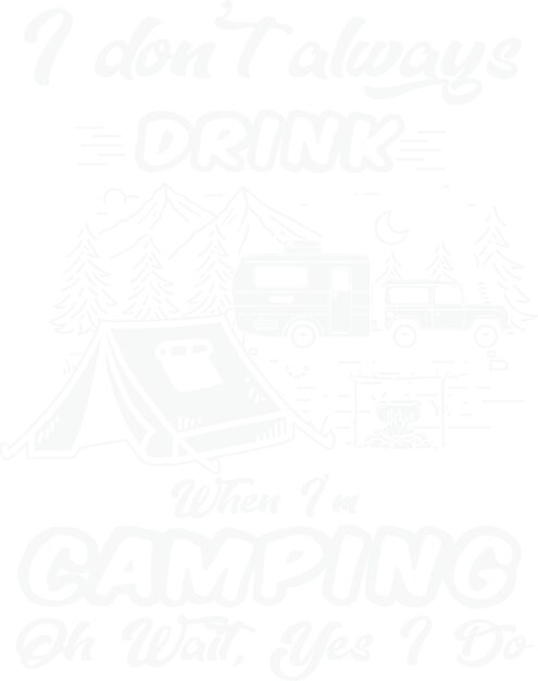 Vector idea de diseño de vida de campamento