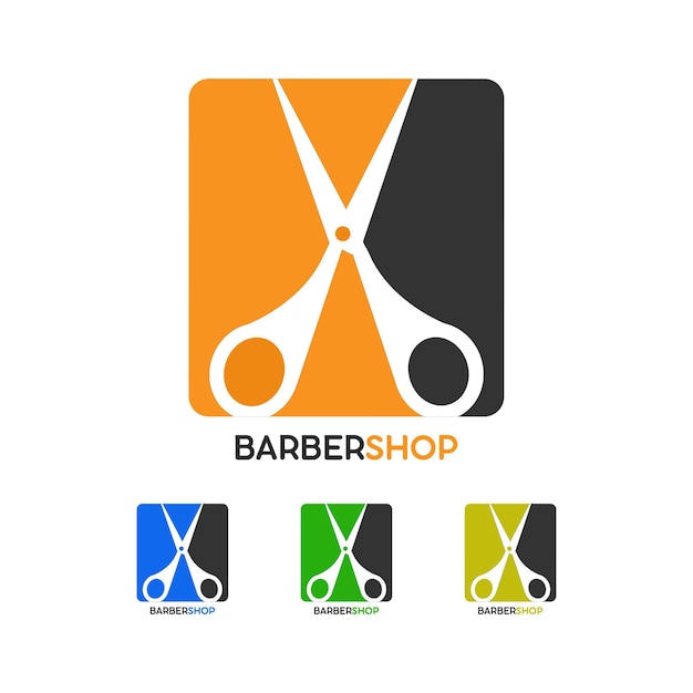 idea del logotipo de la barbería archivo vectorial del logotipo del caballero