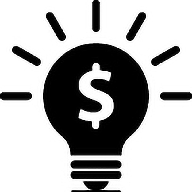 idea de negocio concepto de icono web plano