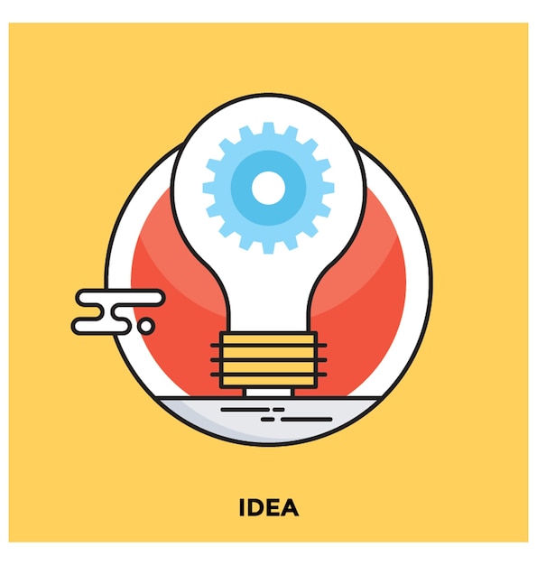 Idea plana Vector icono
