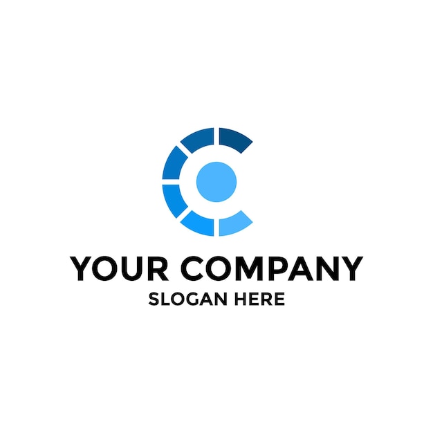 Idea de plantilla de diseño de logotipo de conexión