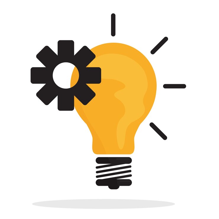 idea, vector, ilustración, diseño