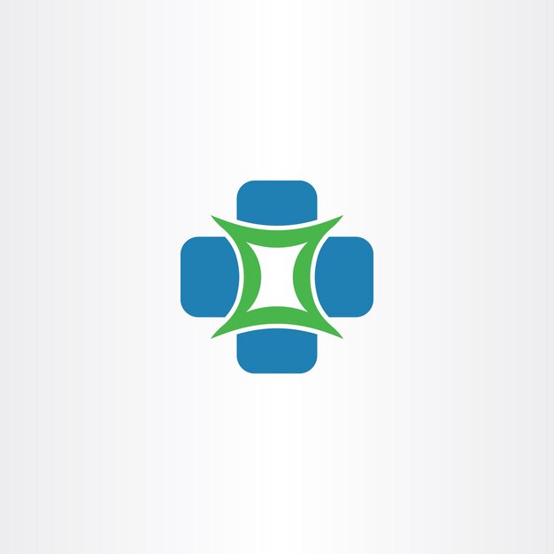 Ideas abstractas del icono del logotipo de la salud de Géminis