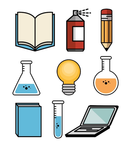 Las ideas creativas establecen elementos
